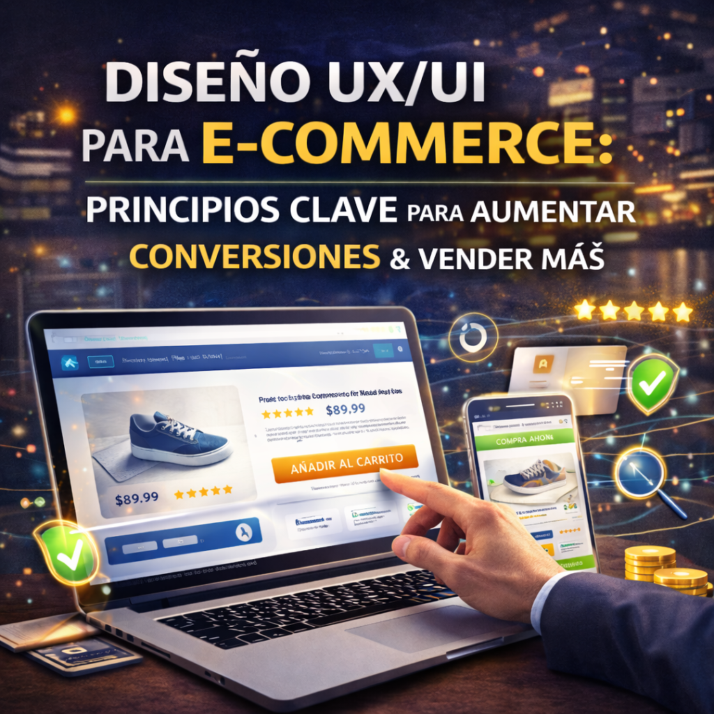 Diseño UX/UI para E-commerce: Principios Clave para Aumentar Conversiones y Vender Más
