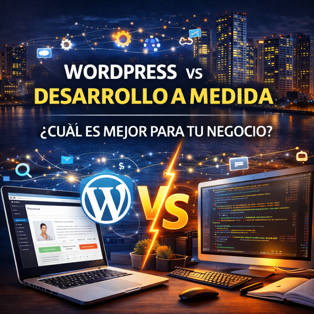 WordPress vs Desarrollo a Medida: ¿Cuál es Mejor para tu Negocio?