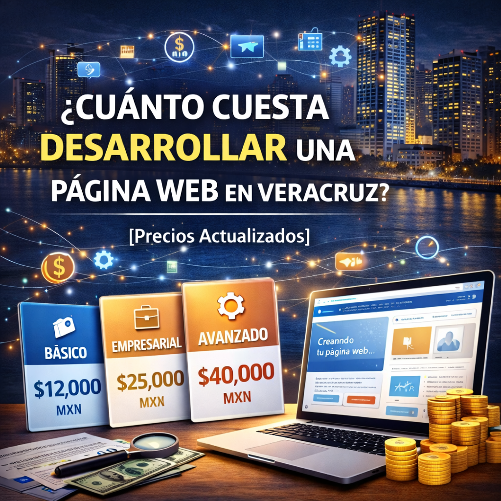 ¿Cuánto Cuesta Desarrollar una Página Web en Veracruz? [Precios Actualizados]