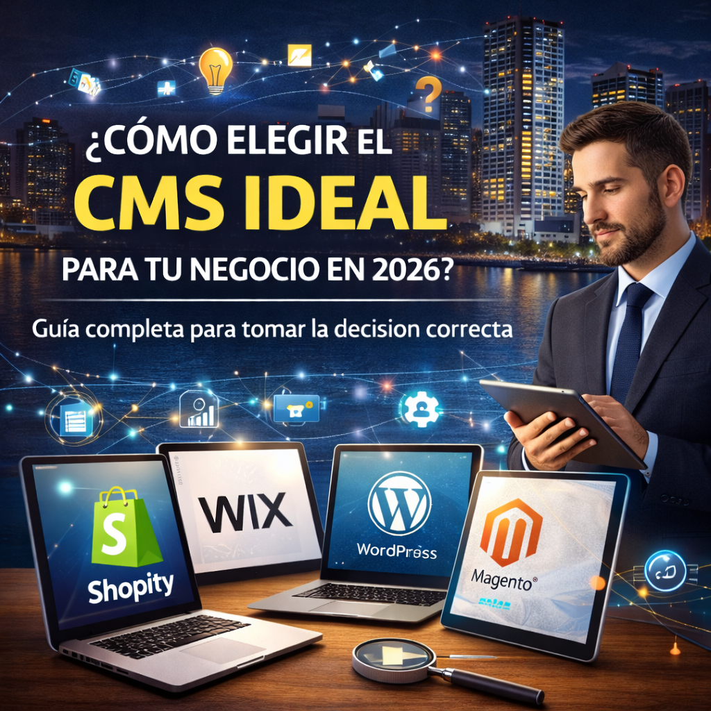 ¿Cómo elegir el CMS ideal para tu negocio en 2026? Guía completa para tomar la decisión correcta